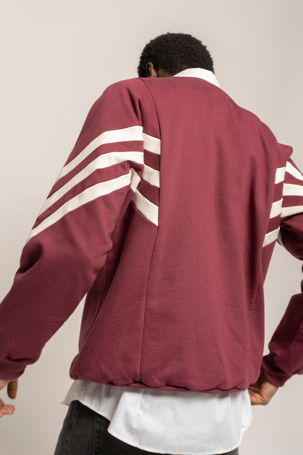 Kaotiko Sudadera Chad Dark Burgundy/ Ivory