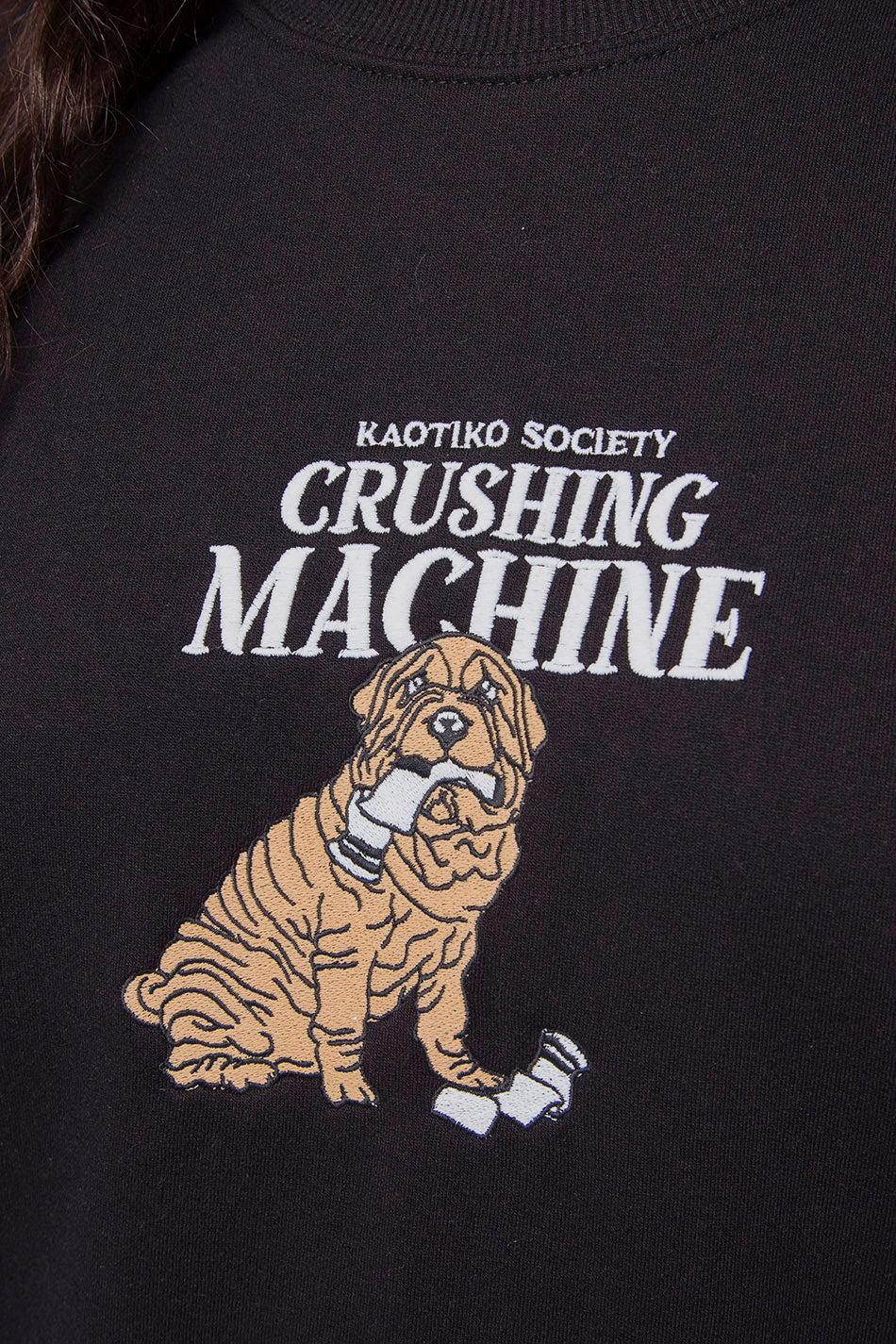 Kaotiko Sudadera Crushing Machine Black