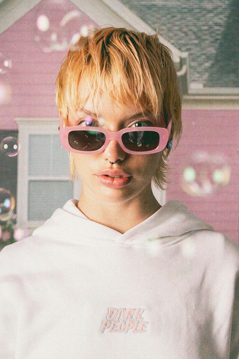 Kaotiko Sudadera Dark People Organic Cotton White