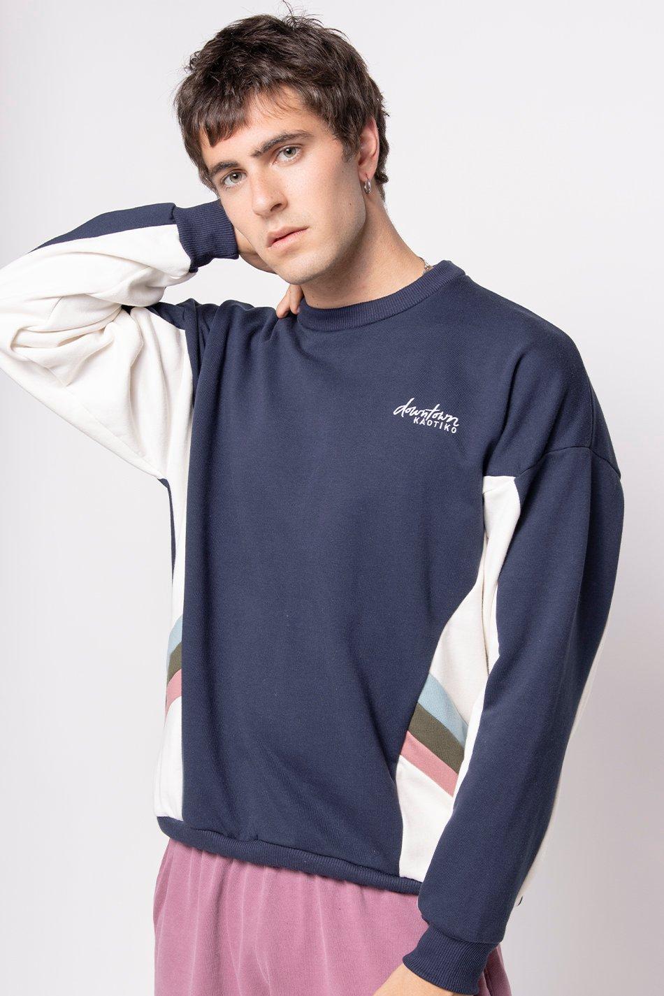 Kaotiko Sudadera Munich Navy/ Ivory