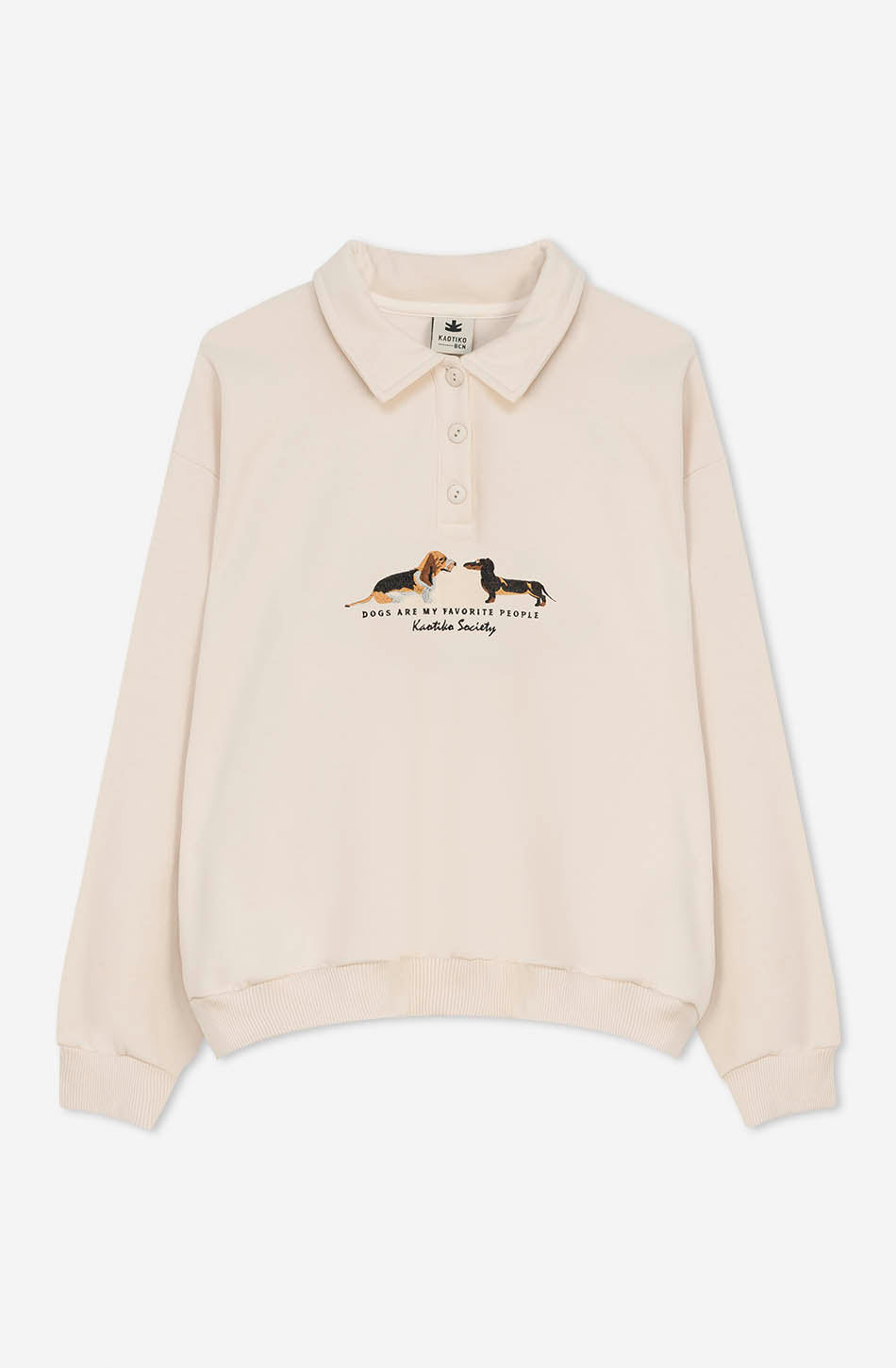 Kaotiko Sudadera Puppies Bone