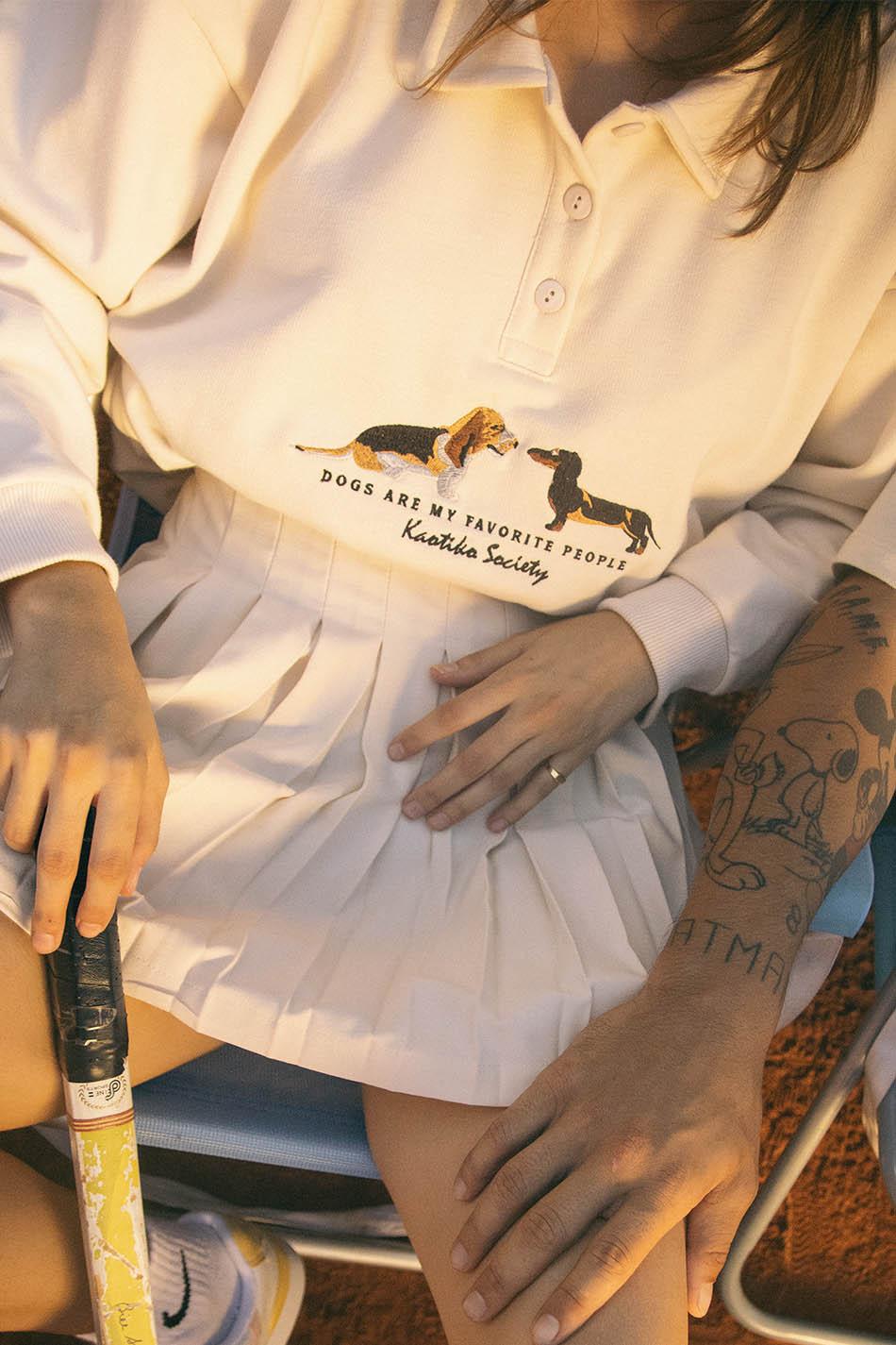 Kaotiko Sudadera Puppies Bone