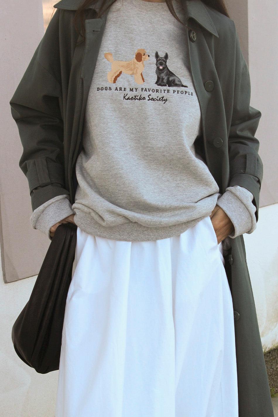 Kaotiko Sudadera Puppies Elliott Grey