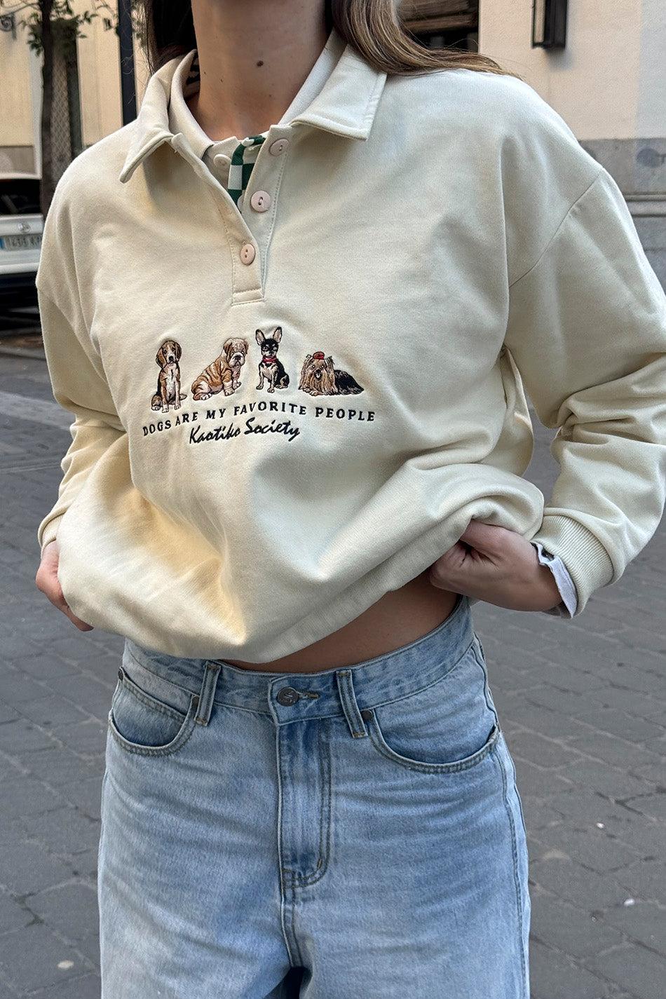 Kaotiko Sudadera Puppies Gang Bone