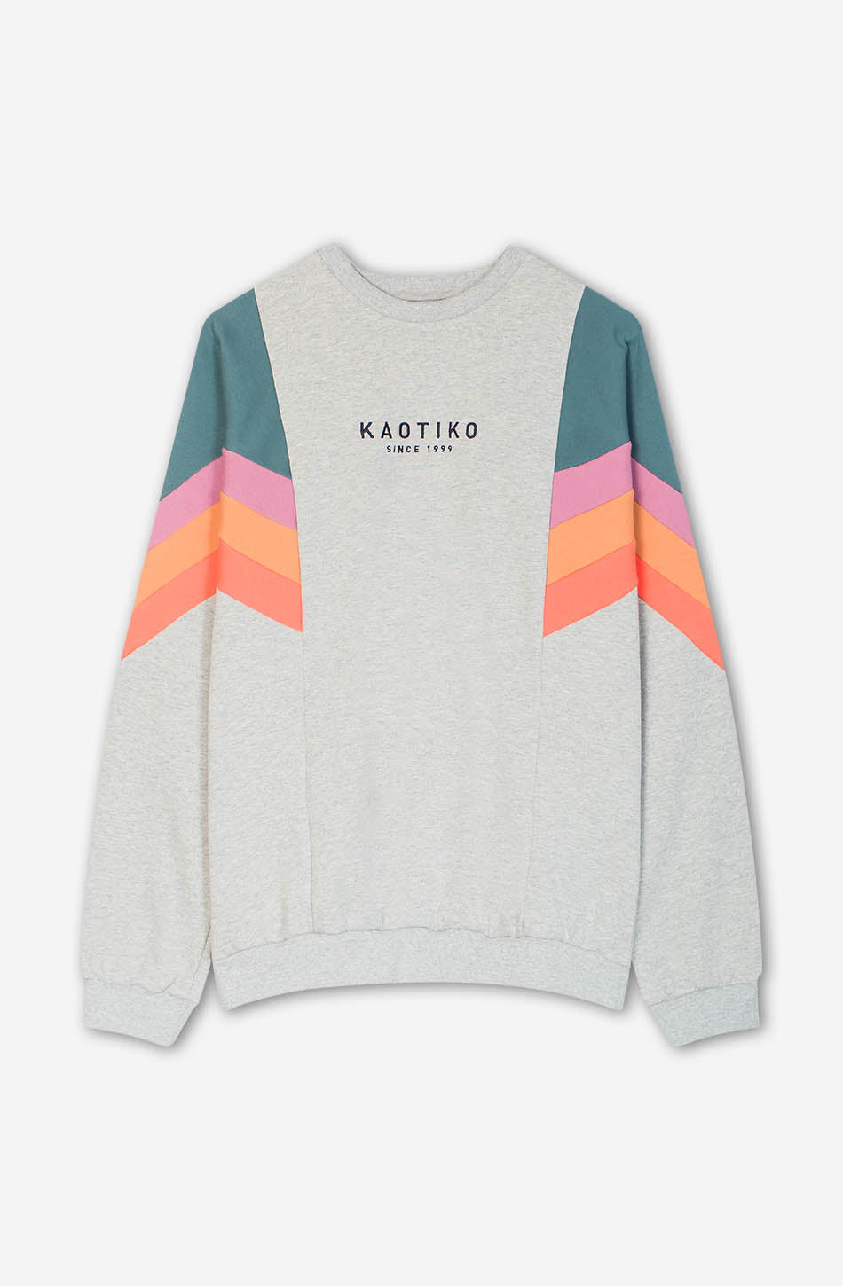 kaotiko Sudadera Seattle Gray / Board/ Orchid