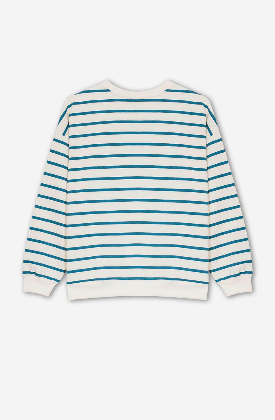 Kaotiko Sudadera Stripes Blue/ Ivory