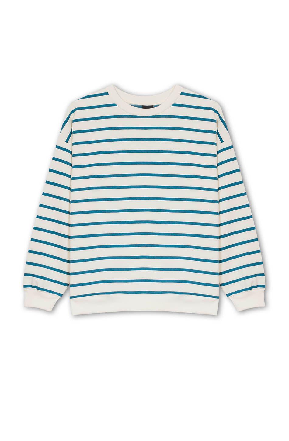 Kaotiko Sudadera Stripes Blue/ Ivory
