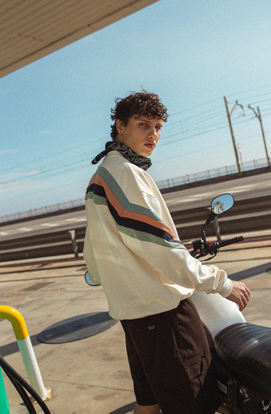 Kaotiko Sudadera Walker Ivory / Steel