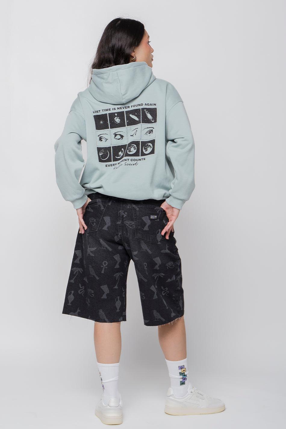 Kaotiko Sudadera Washed Phases Eyes Cloud