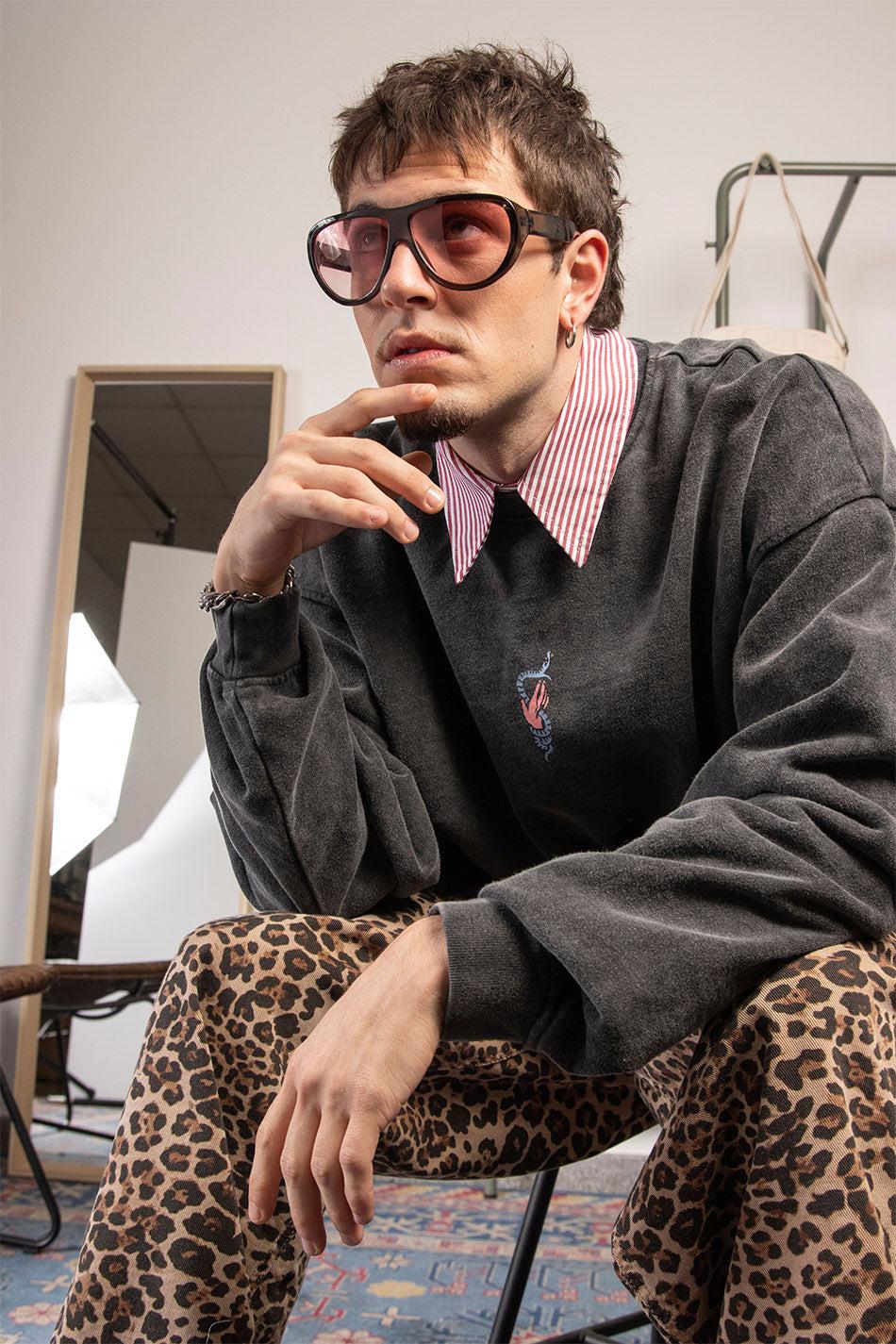 Kaotiko Sudadera Washed Still Alive Black