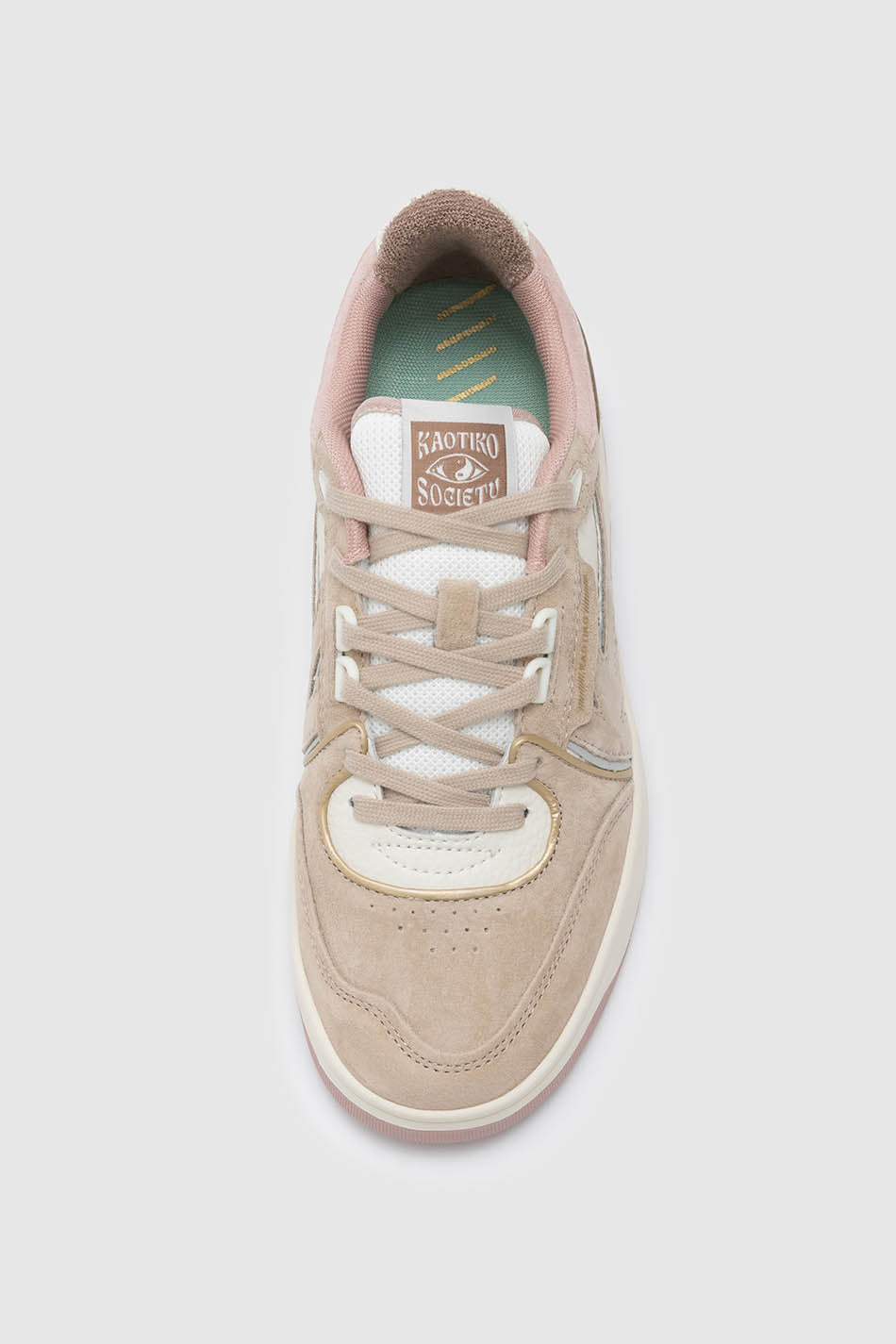 Kaotiko Zapatillas Boston Piping Suede Pale