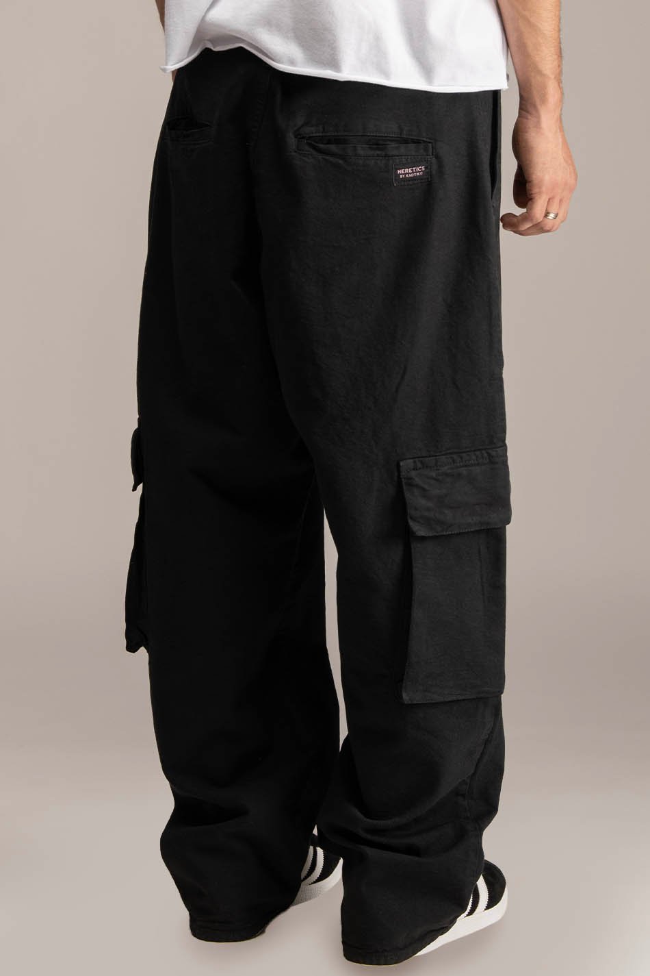 Kaotiko Pantalón Cargo Relaxed Canvas Team Heretics