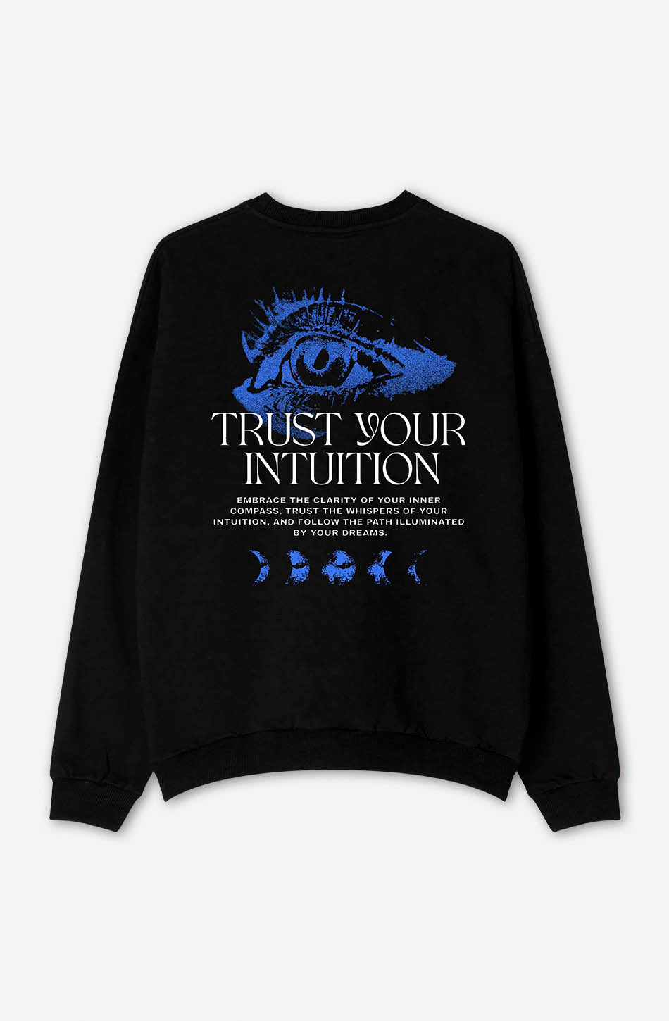 kaotiko Sudadera Washed Eye Trust Your Intuition Black