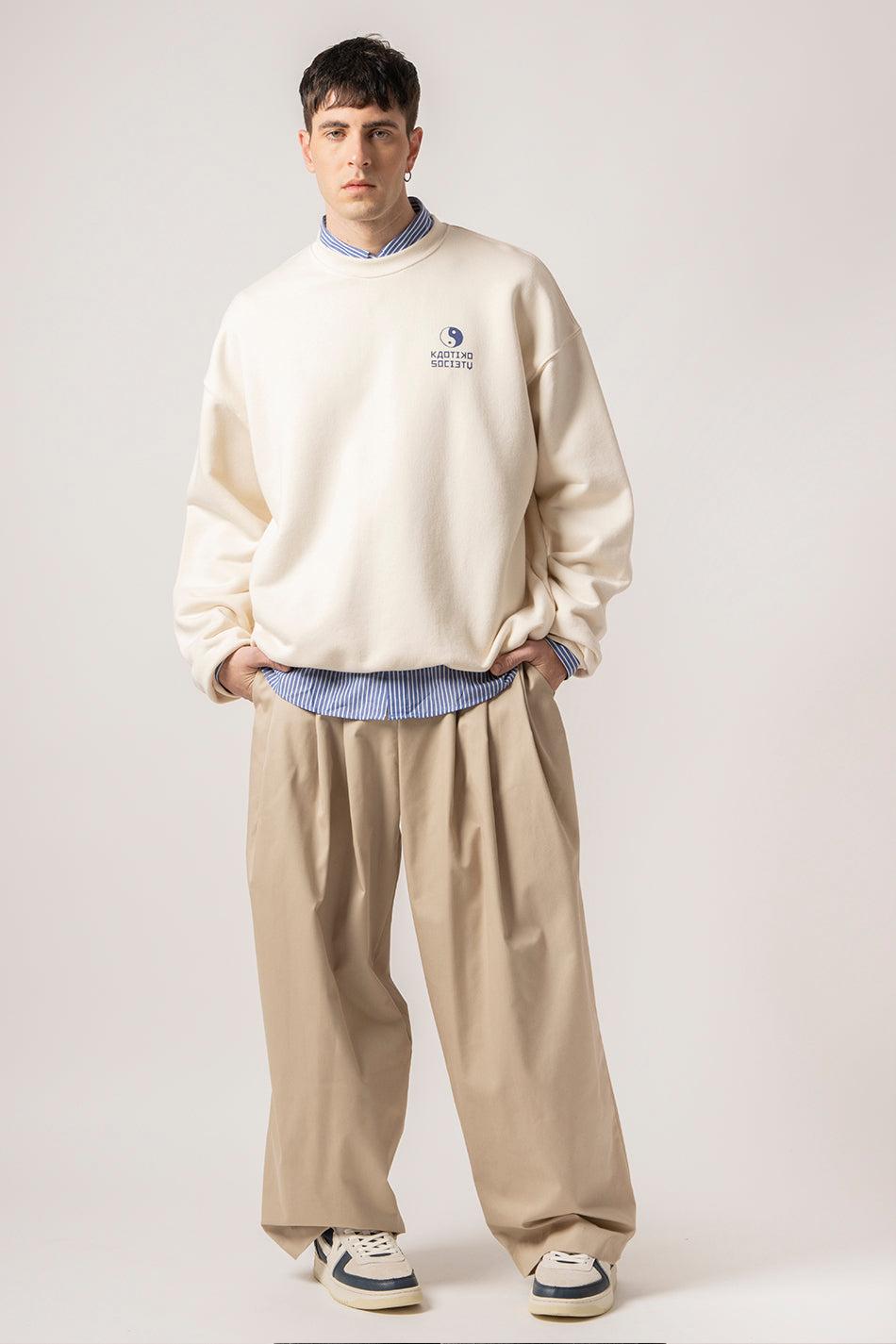 Kaotiko Sudadera Yakisoba Lovers Organic Cotton Ivory