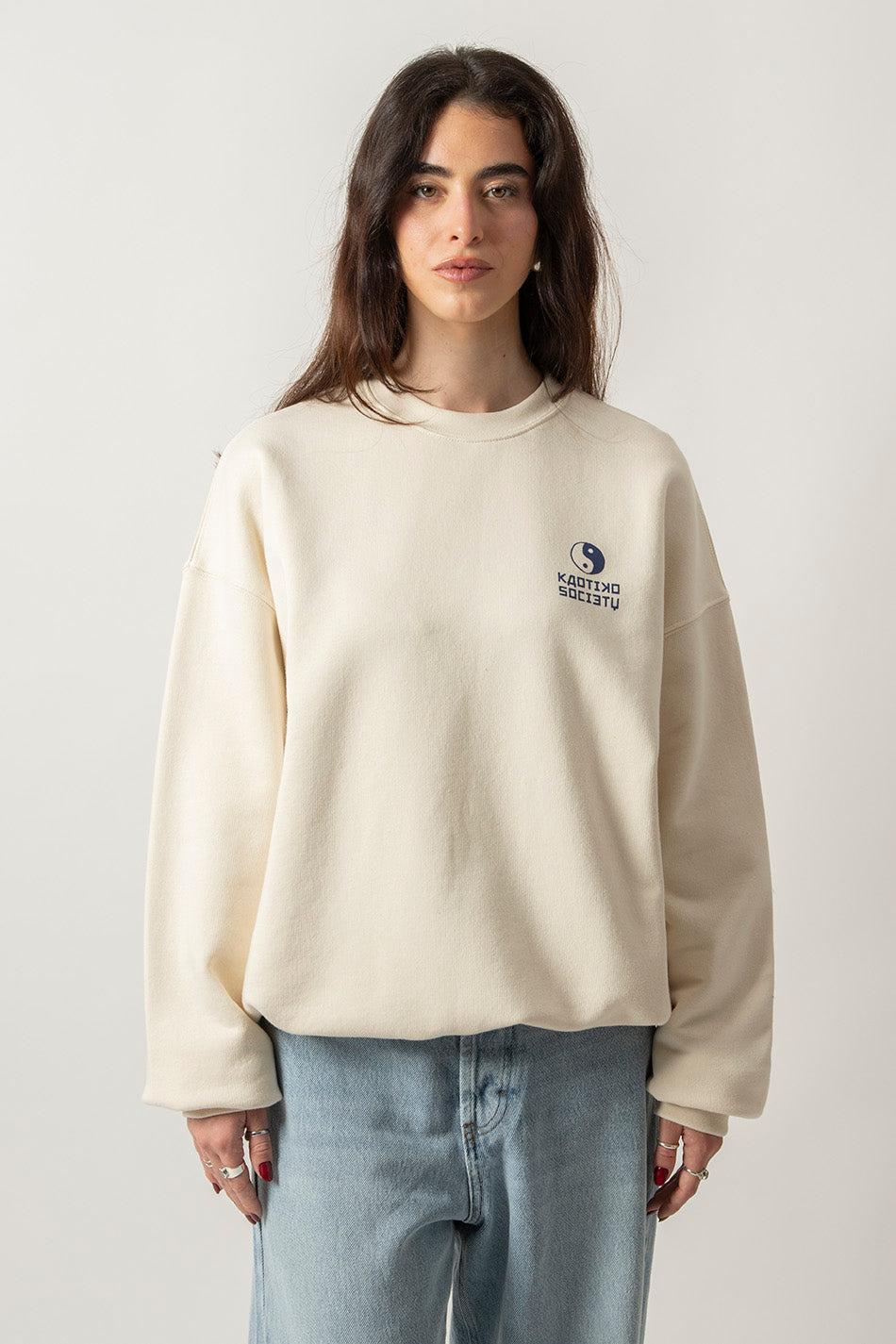 Kaotiko Sudadera Yakisoba Lovers Organic Cotton Ivory