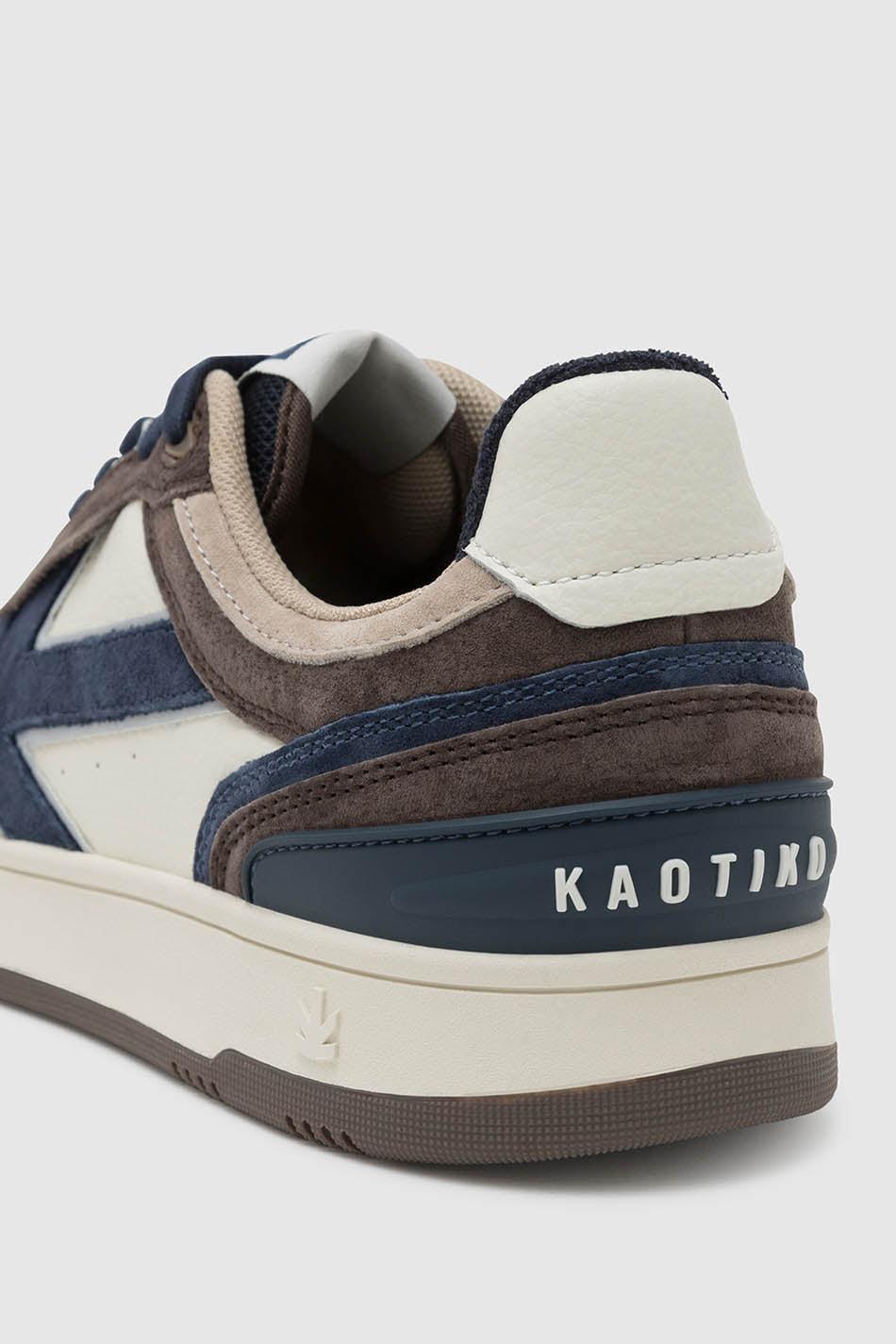 Kaotiko Zapatillas Kaotiko Boston Piping Suede Navy
