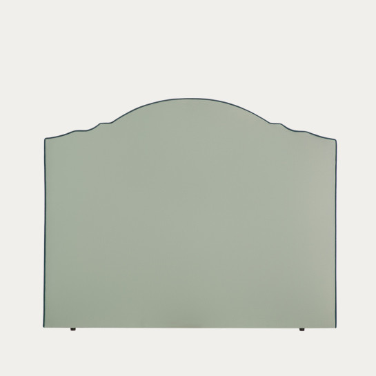 Kenay Home Cabecero Tapizado 150/160 Menta Ribete Aguamarina