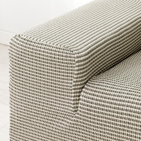 Kenay Home Funda Sofá Chaise Derecha Brazo Corto Dual Gris