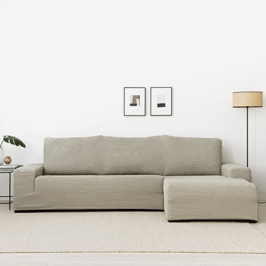 Kenay Home Funda Sofá Chaise Derecha Brazo Corto Gris Claro