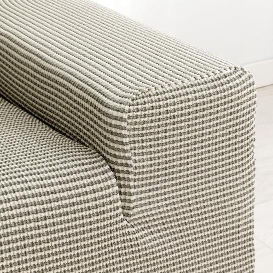 Kenay Home Funda Sofá Chaise Izquierda Brazo Largo Dual Gris