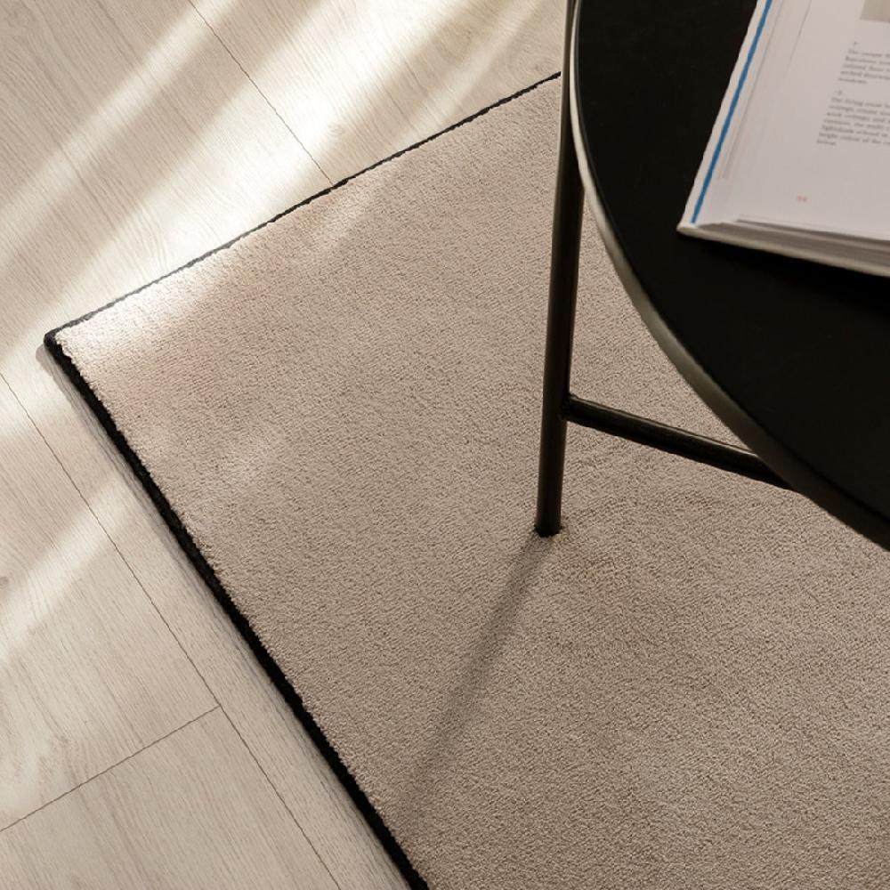 kenay home Alfombra cuadrada beige