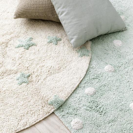 Kenay Home Alfombra Infantil Menta Lavable