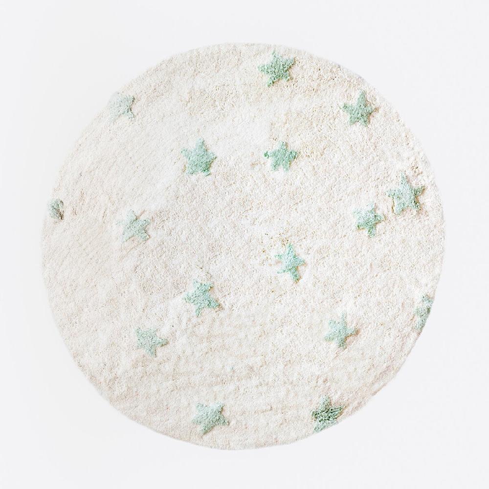 kenay home Alfombra infantil menta lavable