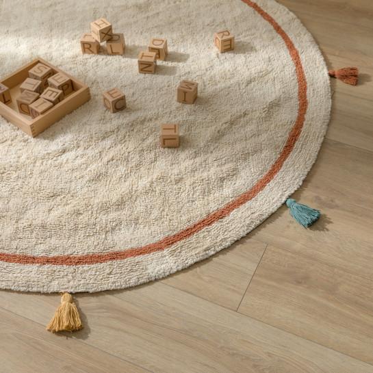 Kenay Home Alfombra Infantil Terracota 150