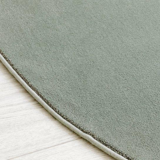 Kenay Home Alfombra Redonda Verde Personalizable