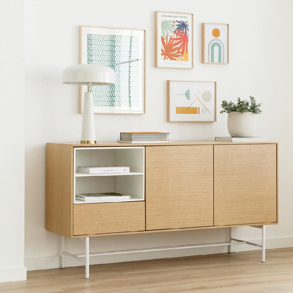 kenay home Aparador 160 whitewash