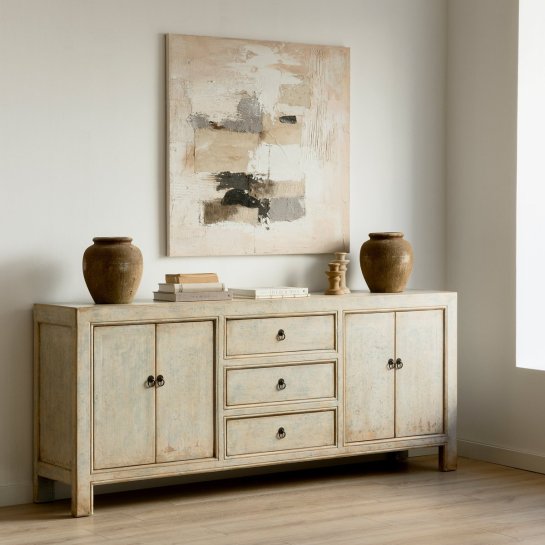 Kenay Home Aparador 200 Azul Decapado