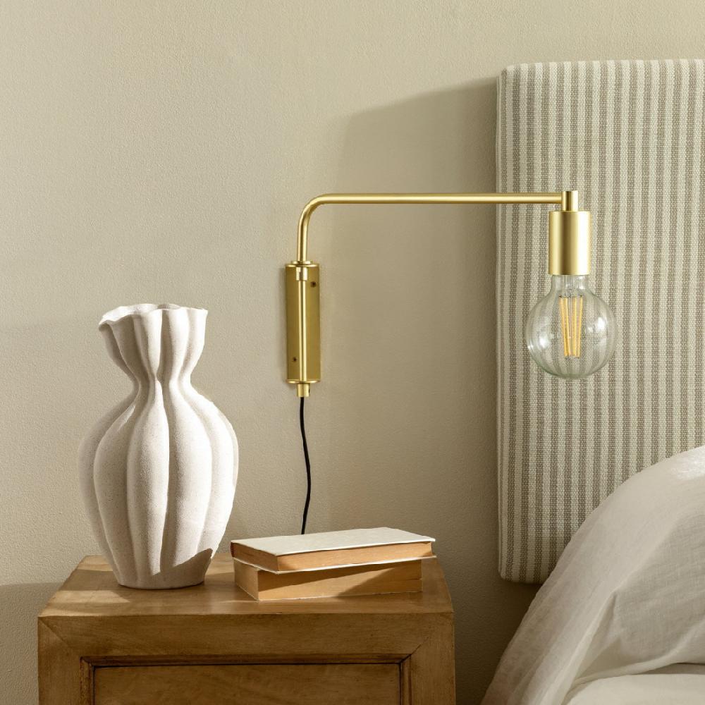 kenay home Aplique de pared dorado