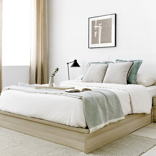 Kenay Home Aro De Cama Con Cajón Personalizable