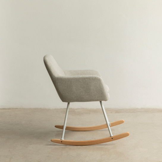 Kenay Home Balancín Gris Claro Patas Blancas