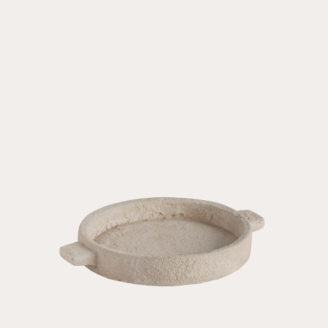 kenay home Bandeja cemento natural pequeña