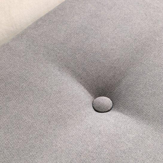 Kenay Home Banqueta Gris Pata Natural