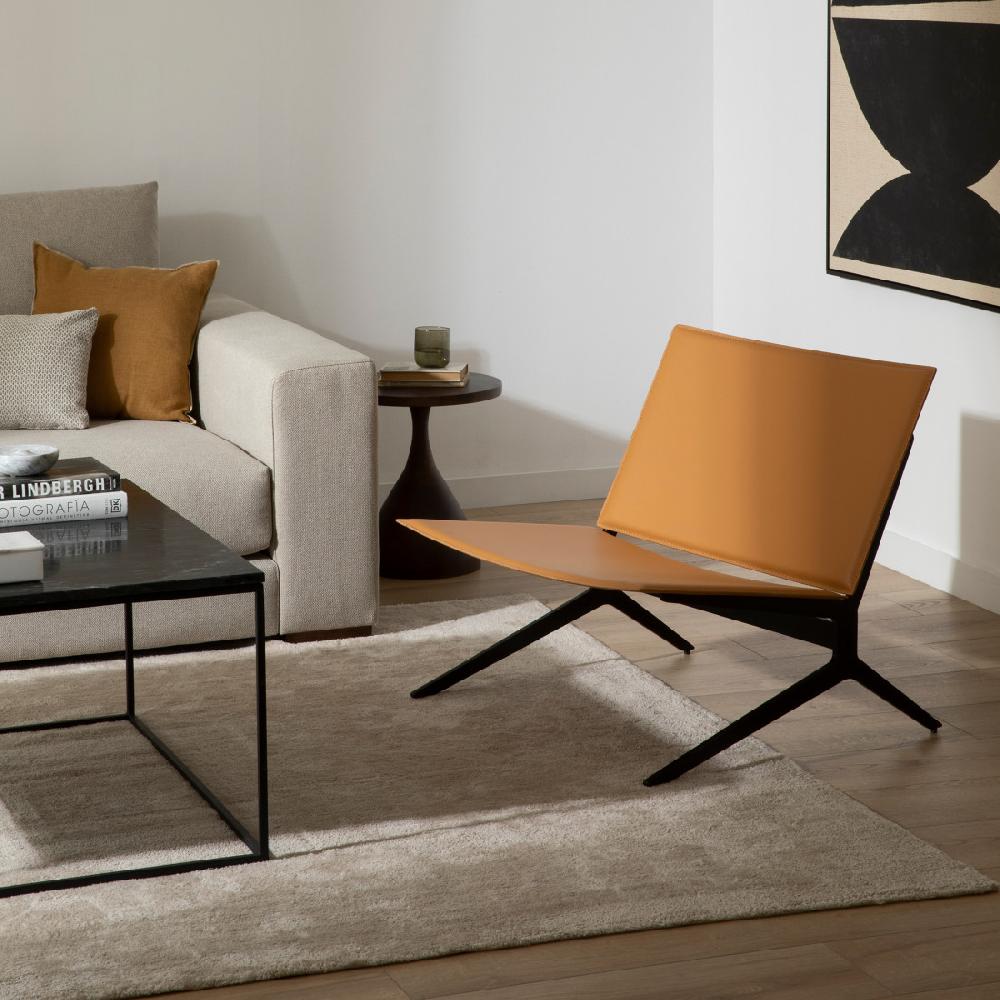 kenay home Butaca piel camel