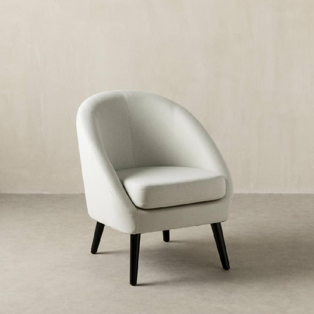 kenay home Butaca tapizada beige