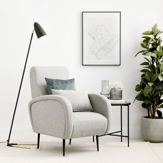 Kenay Home Butaca Tapizada Gris