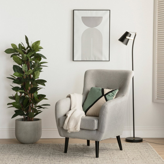 Kenay Home Butaca Tapizada Gris