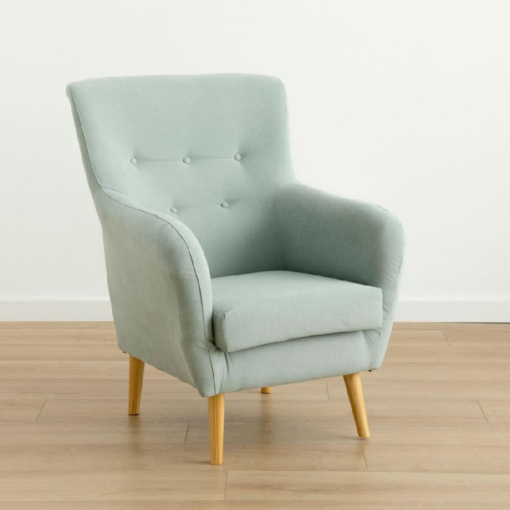 kenay home Butaca tapizada menta