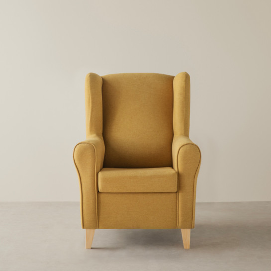 Kenay Home Butaca Tapizada Mostaza