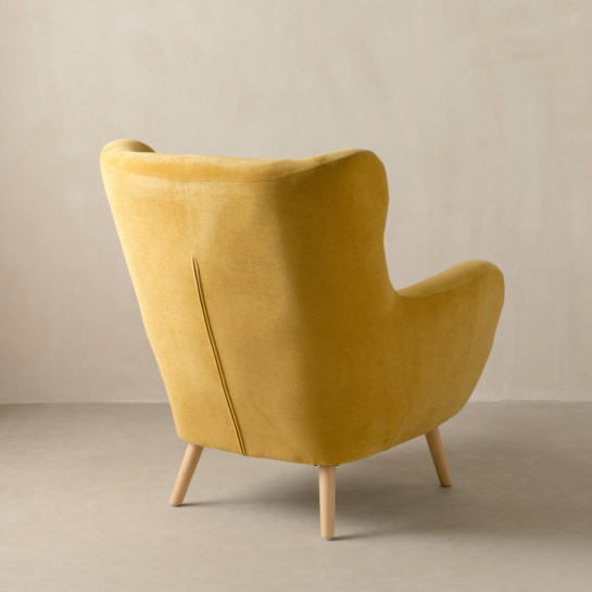 Kenay Home Butaca Tapizada Mostaza