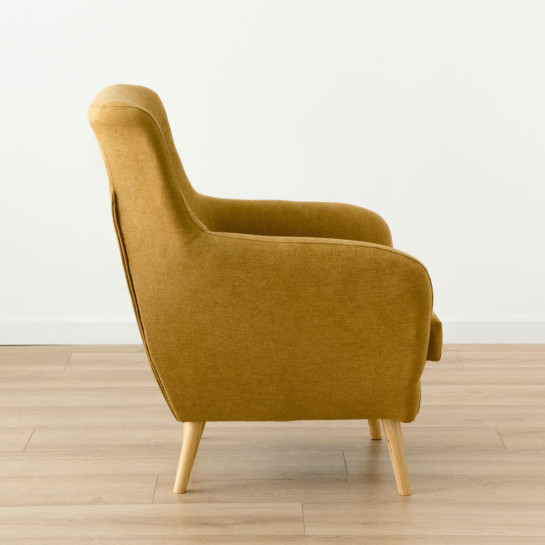 Kenay Home Butaca Tapizada Mostaza