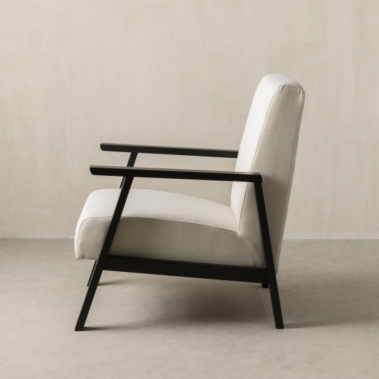 Kenay Home Butaca Tapizada Negra