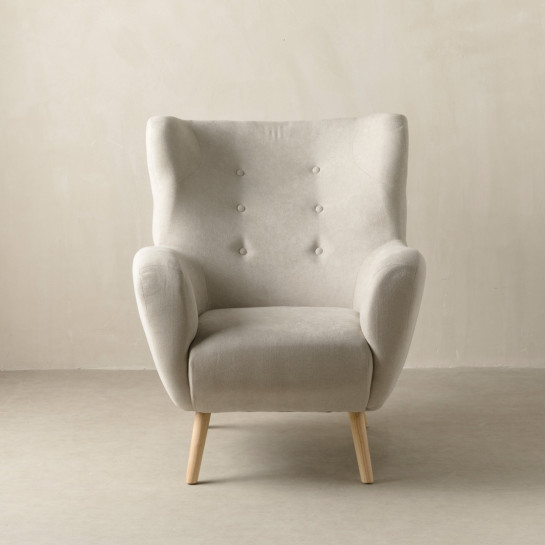 Kenay Home Butaca Tapizada Perla