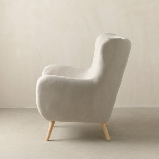 Kenay Home Butaca Tapizada Perla