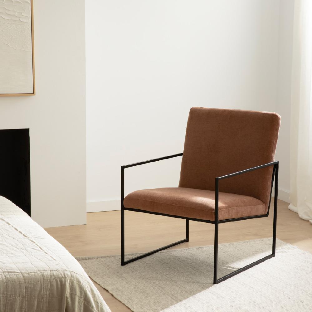 kenay home Butaca tapizada terra