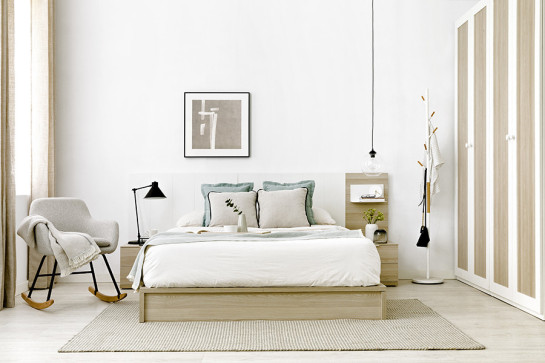 Kenay Home Cabecero Con Mesitas 150