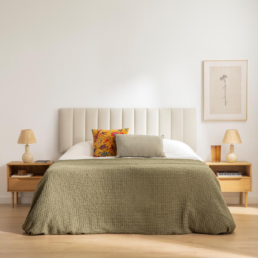 kenay home Cabecero tapizado 150/160 beige